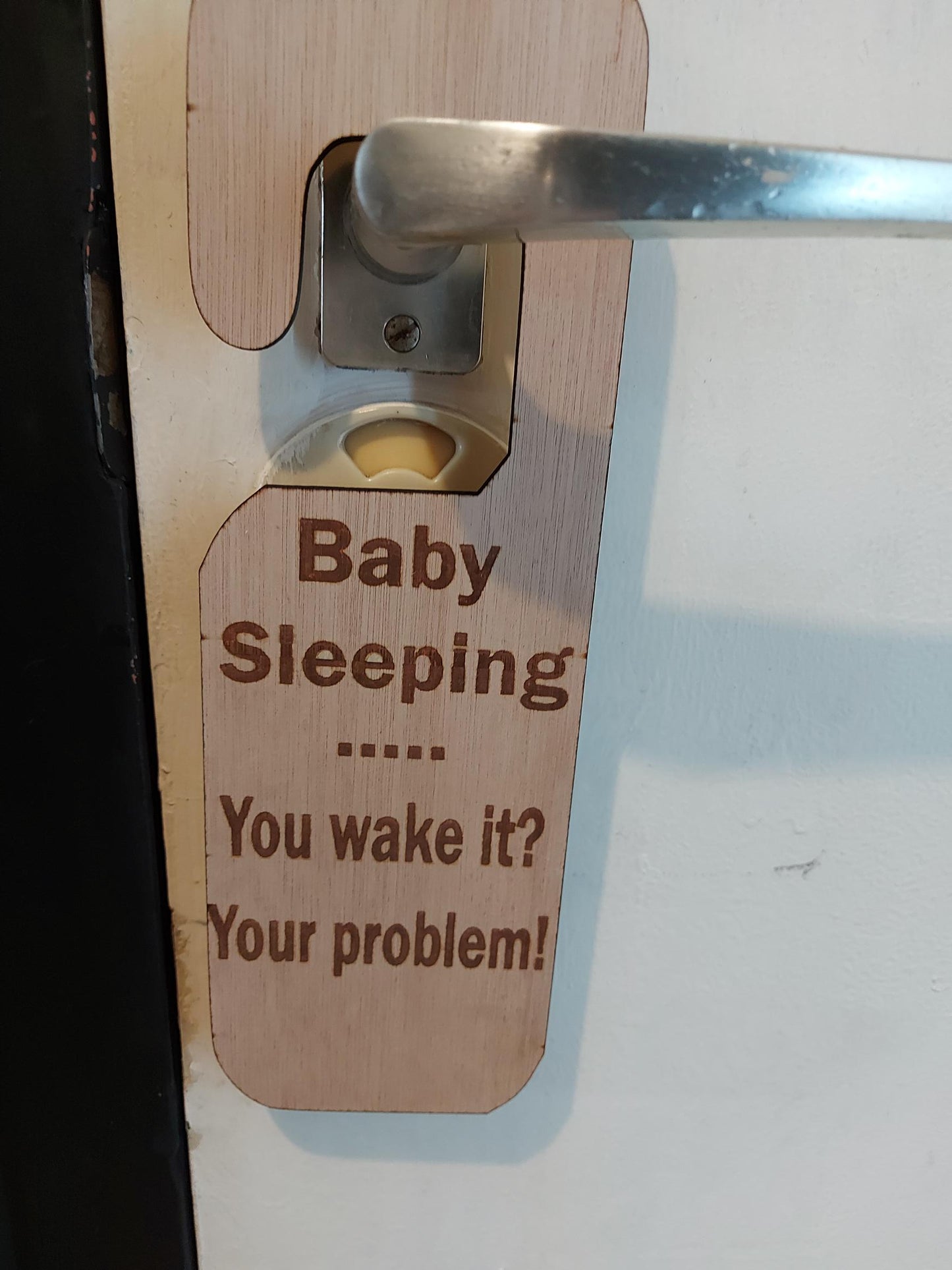 Deurhanger "Baby sleeping"